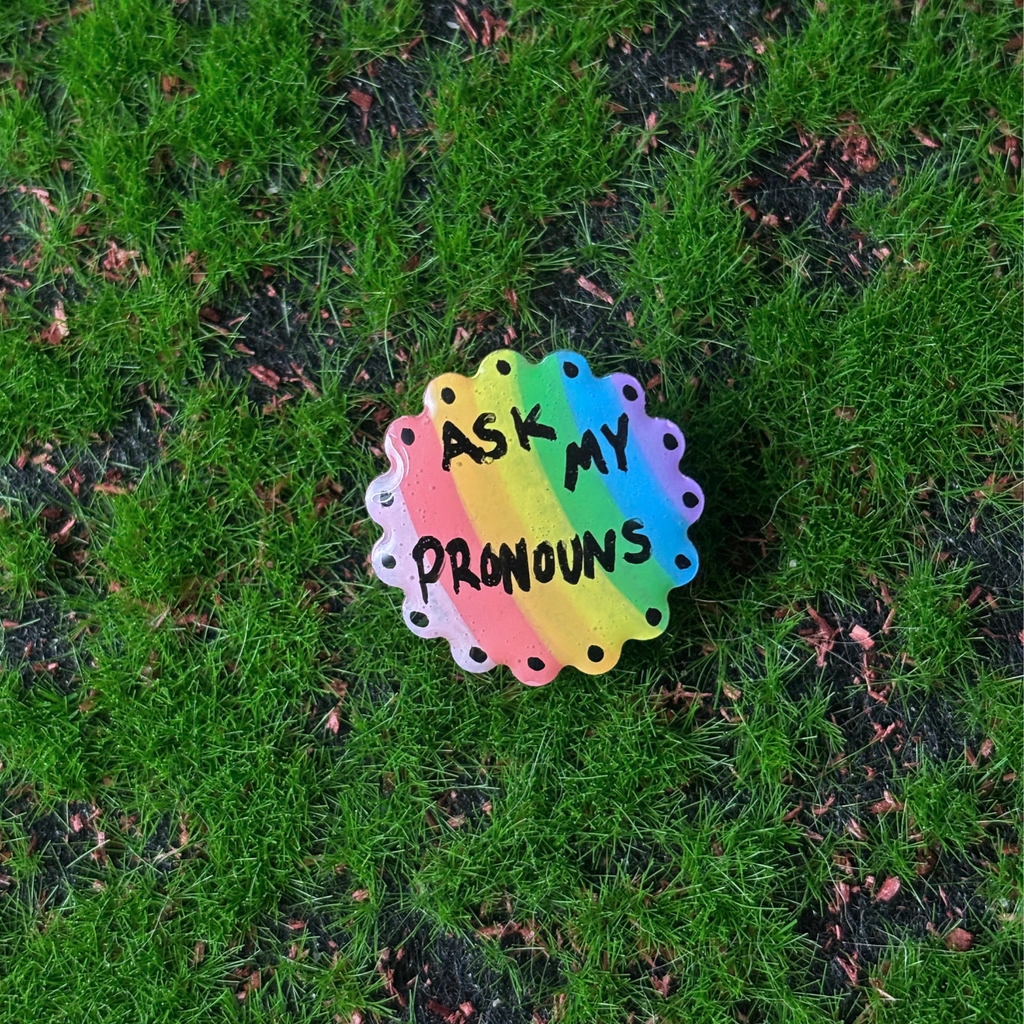 rainbow pro-noun pins
