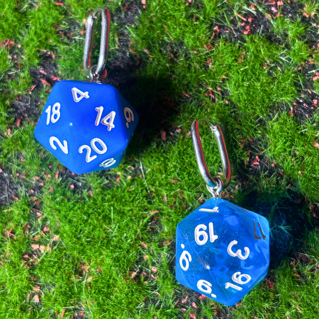 d20 earrings