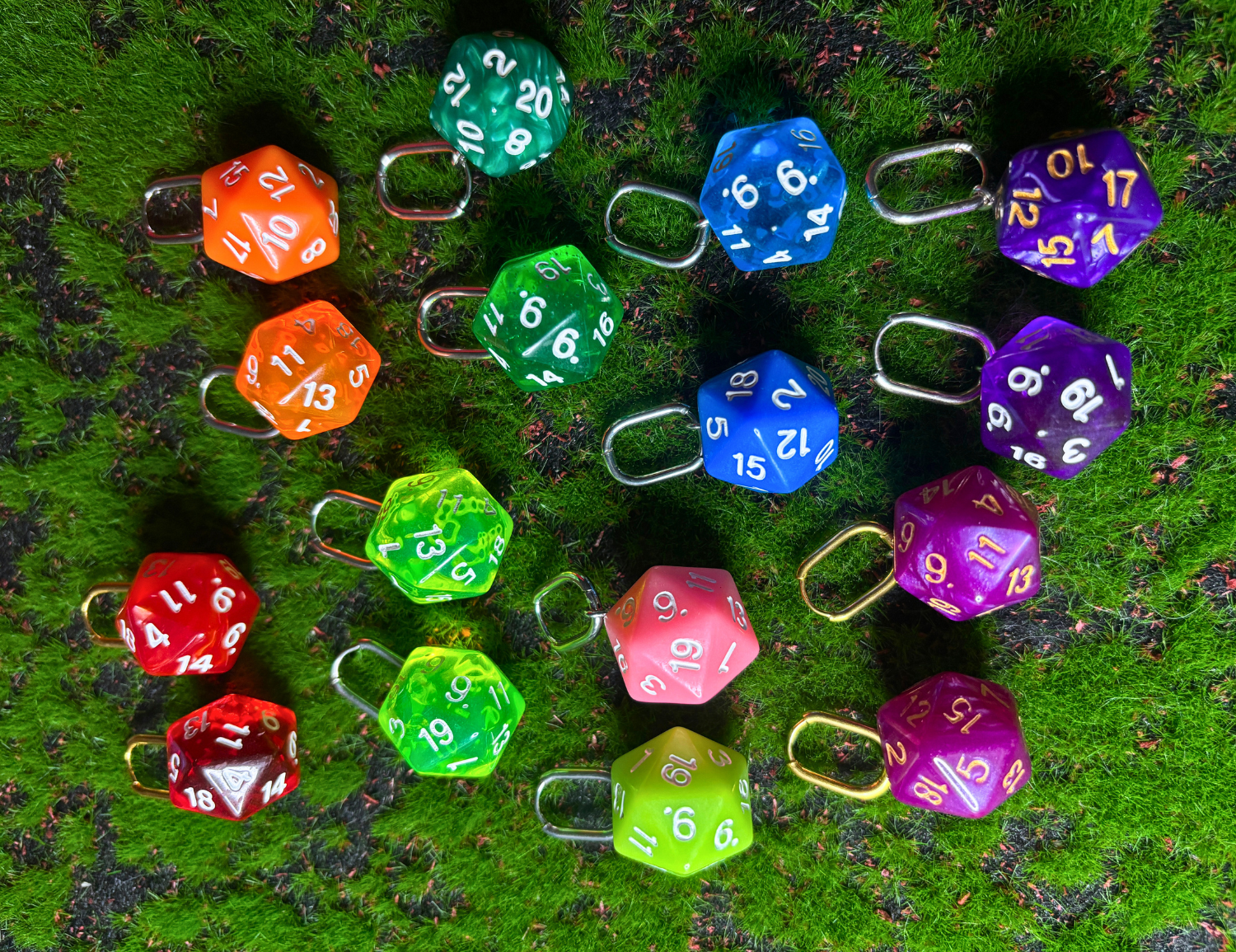 d20 earrings