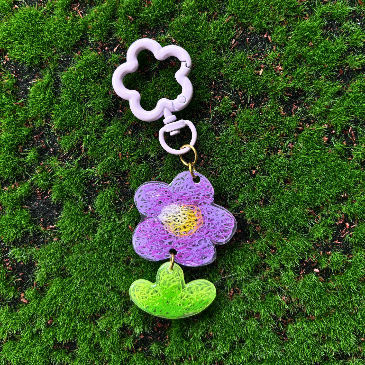 flower keychains