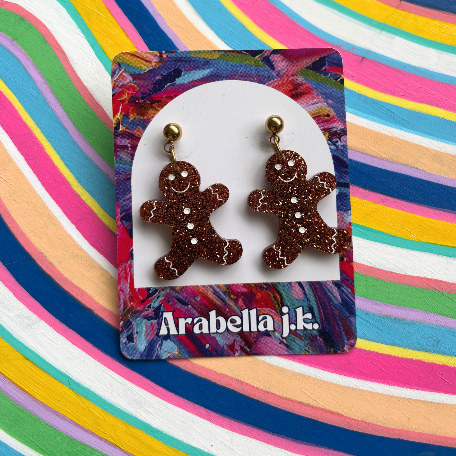 gingerbread earrings