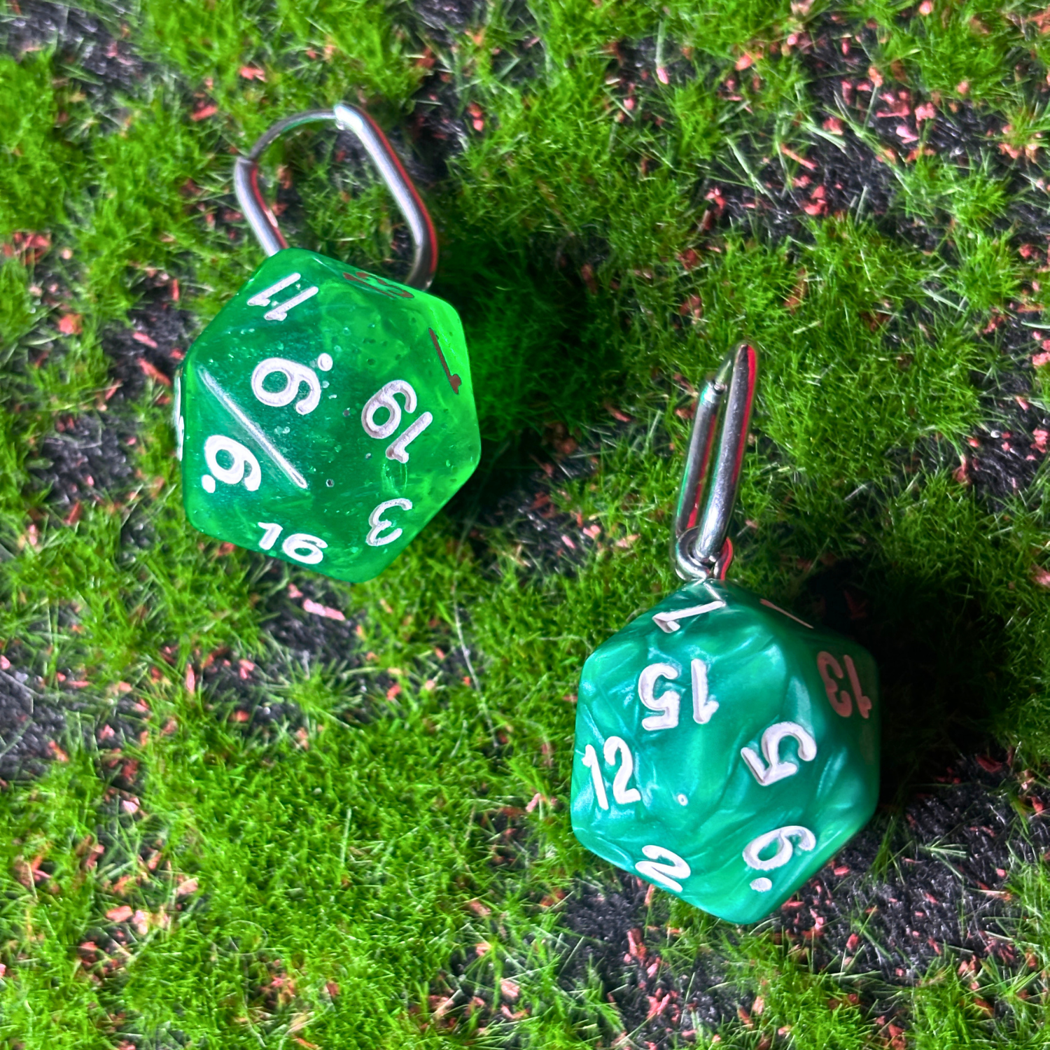 d20 earrings