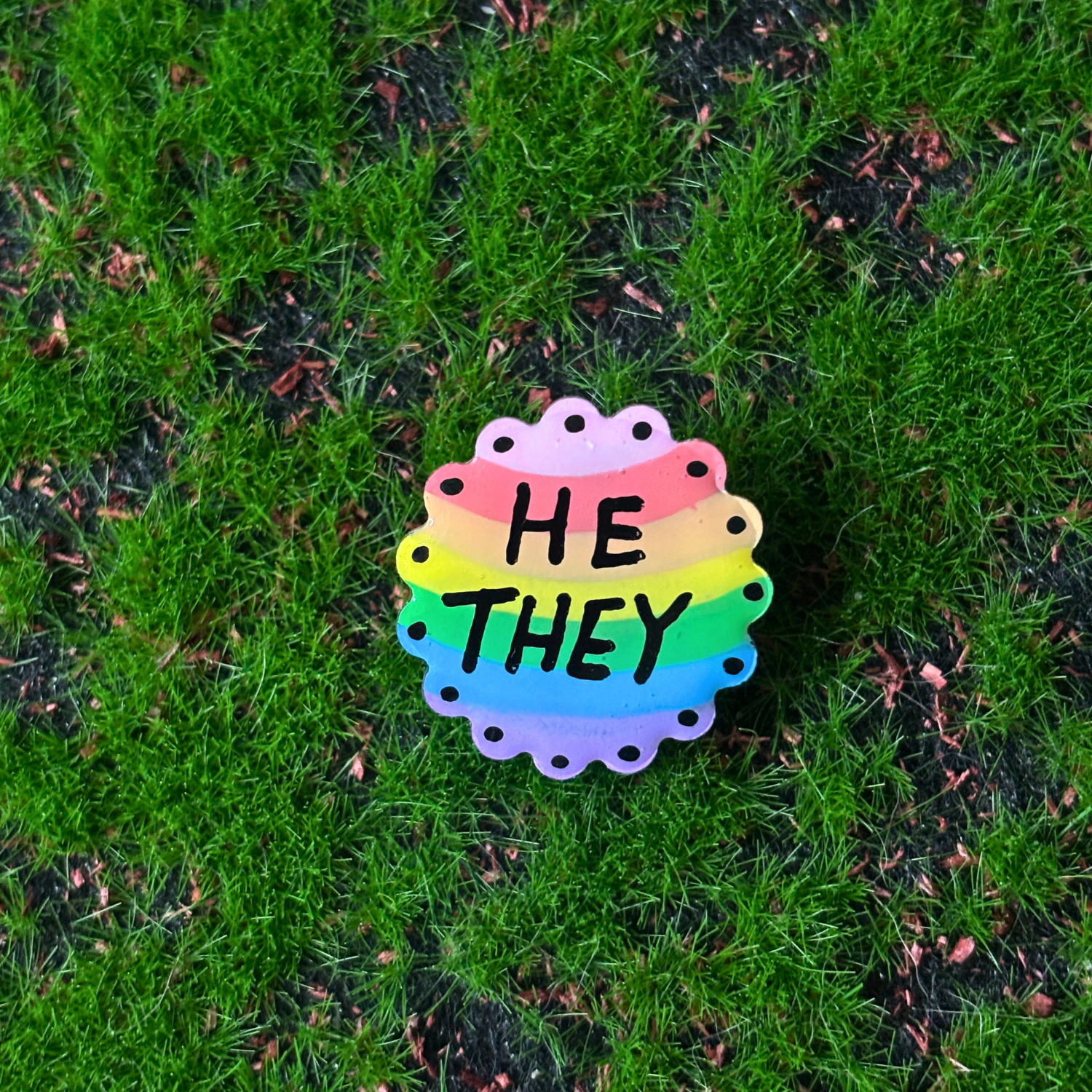 rainbow pro-noun pins