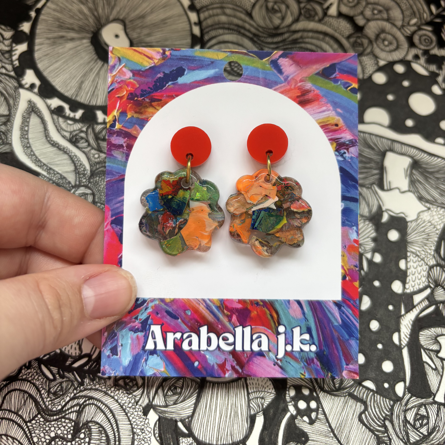 offcut earrings