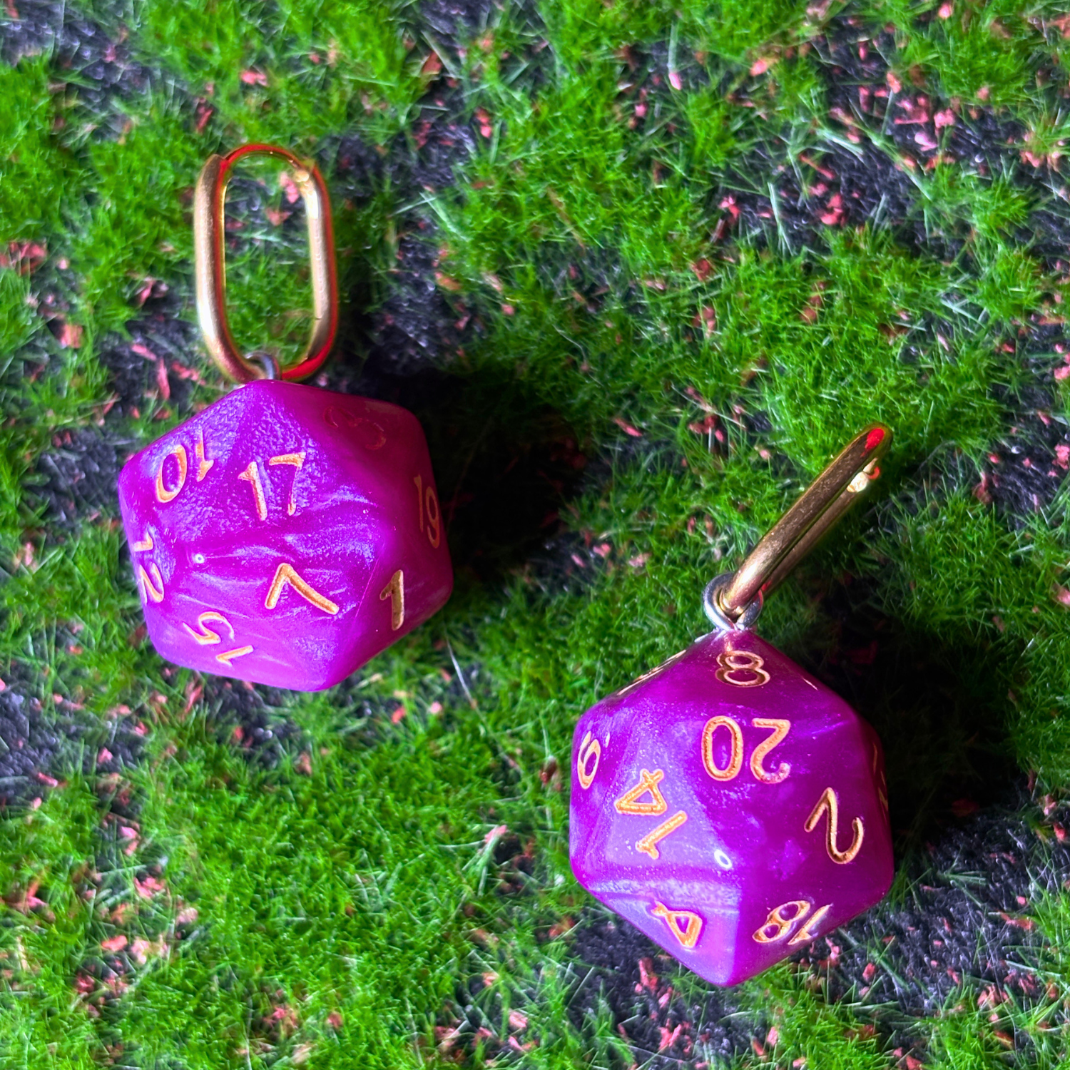 d20 earrings