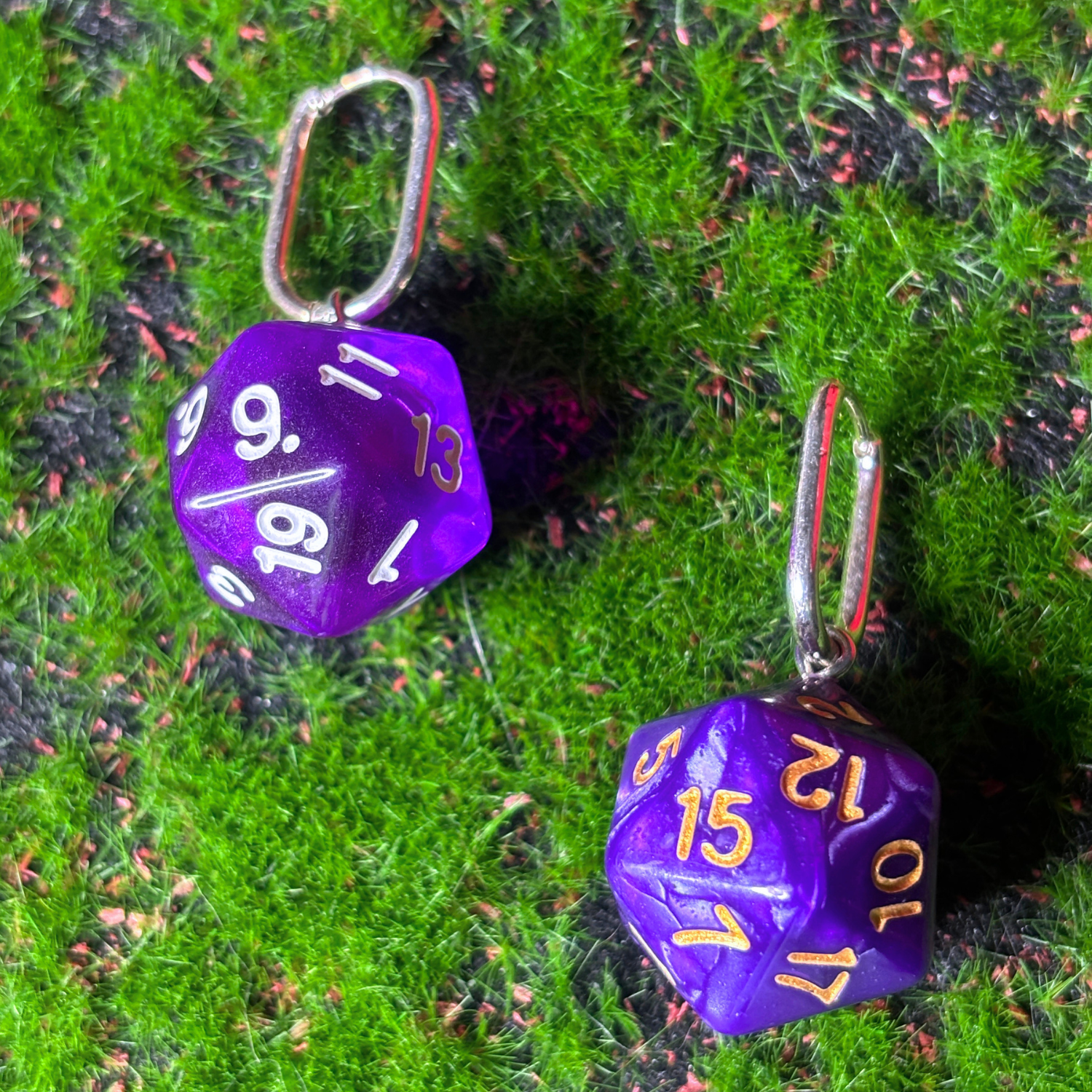 d20 earrings