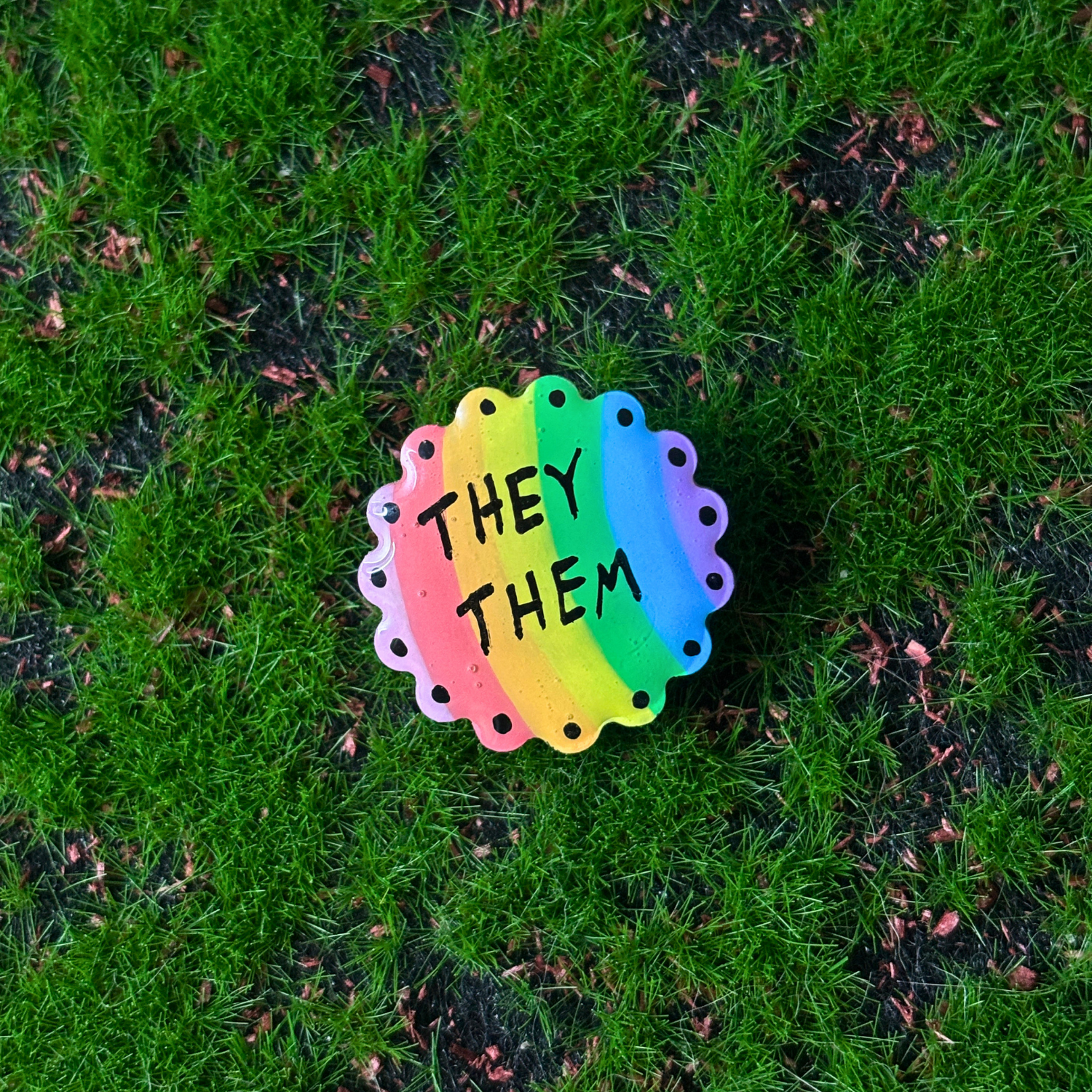 rainbow pro-noun pins