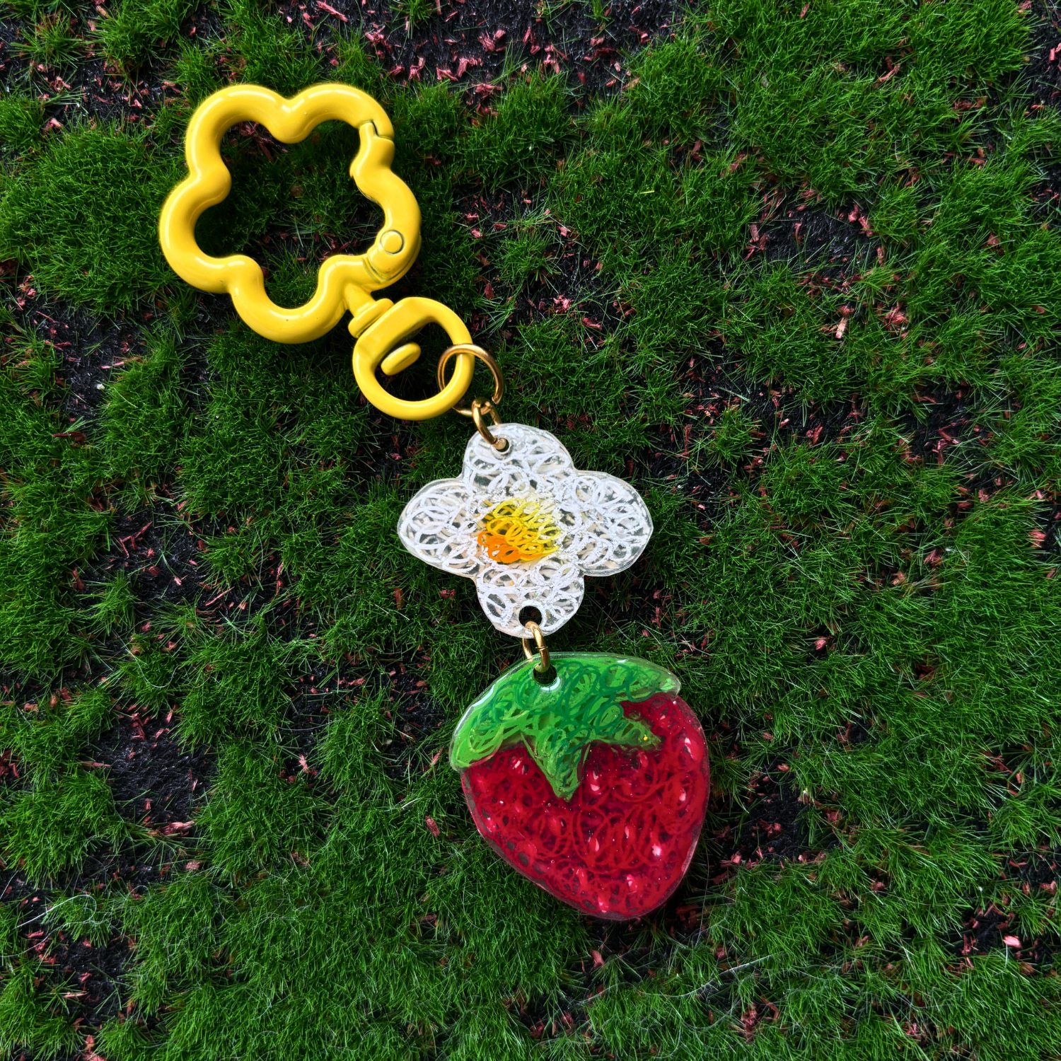 flower keychains