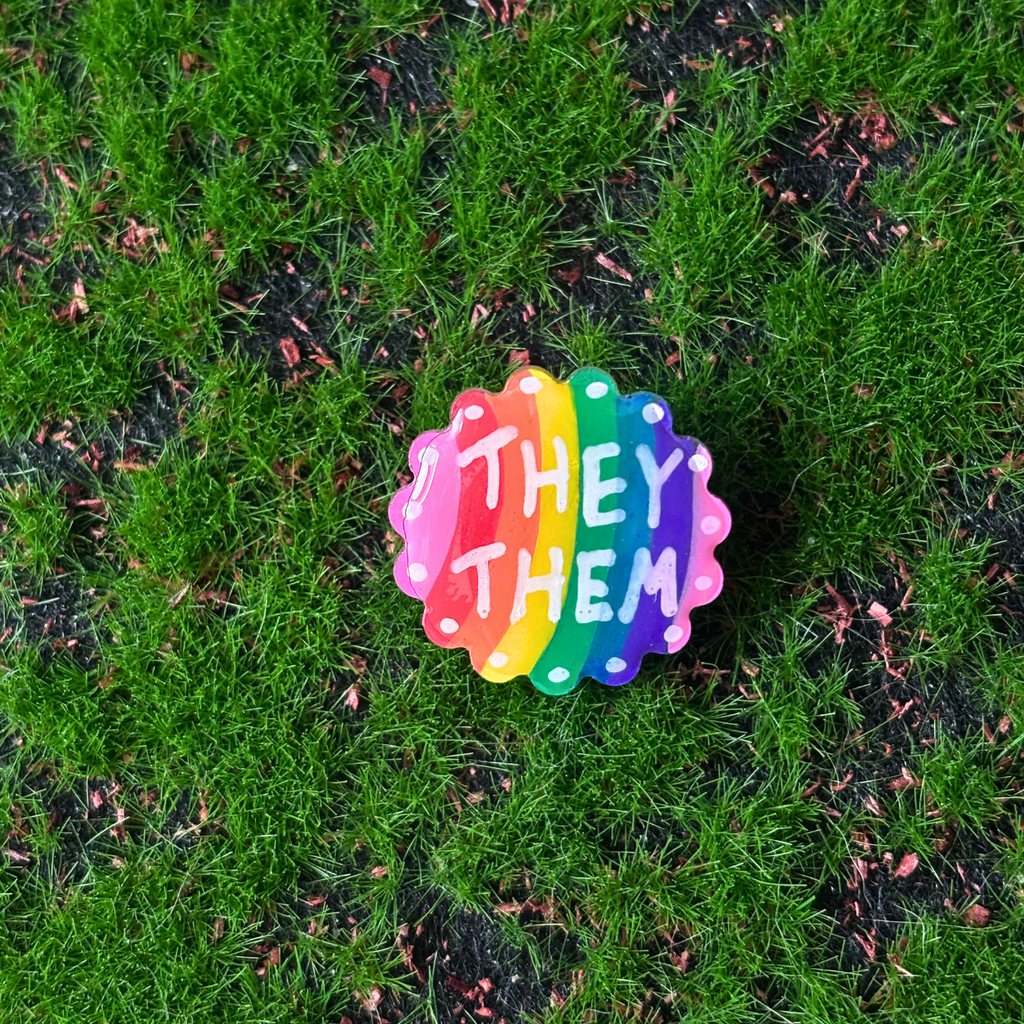 rainbow pro-noun pins