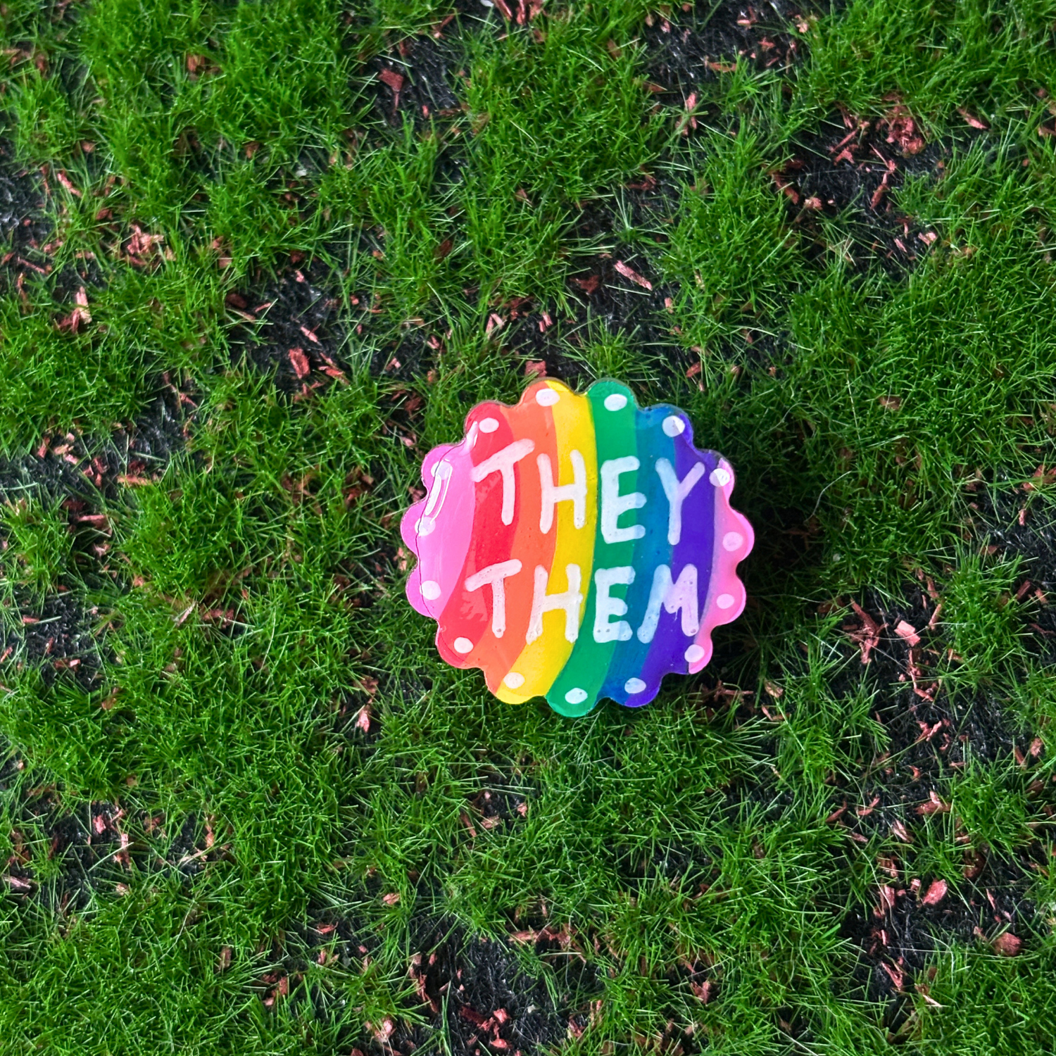rainbow pro-noun pins